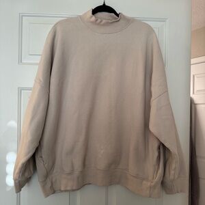 Aritzia Tna Mock Neck Sweatshirt